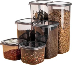 Dózy v súprave 6 ks na potraviny Fresco – Hermia