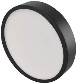 LED Stropné svietidlo LED/21W/230V 3000/3500/4000K pr. 22,5 cm čierna