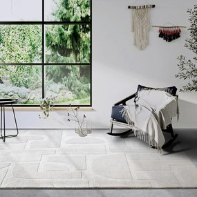 Krémovobiely ručne tkaný vlnený koberec 190x280 cm Alexis – Villeroy&amp;Boch
