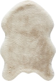 XXXLutz UMELÁ KOŽUŠINA, 60/90 cm, biela Novel - Koberce - 007821016101