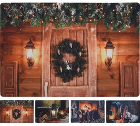 Vianočná rohožka RUSTIC WELCOME 38x58 cm - viac variantov Varianta: Brusle