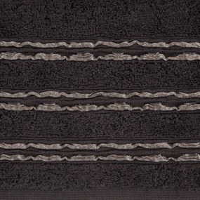 BAVLNENÝ UTERÁK JONAS 50X90 CM ČIERNA