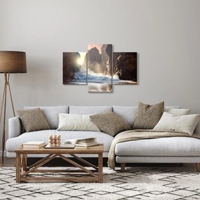 Obraz - Skaly a vlny oceánu (90x60 cm)