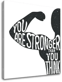 Motivačný obraz na stenu You are stronger | rôzne rozmery