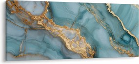 Obraz - Tyrkysový mramor (120x50 cm)