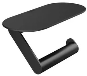 Držiak toaletného papiera Hansgrohe WallStoris vo farbe matná čierna 27928670, 1 ks