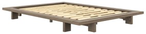 Hnedá dvojlôžková posteľ z borovicového dreva s roštom 160x200 cm Japan – Karup Design