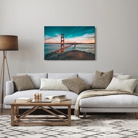 Obraz- Golden Gate, San Francisco (90x60 cm)