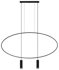 HOLAR 2 Závesné svetlo, čierna TH.017CZ - Sollux