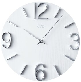 Dizajnové nástenné hodiny JVD HC37.5 biela