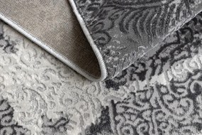 Koberec ALLURE 5715 svetlosivý / granátový