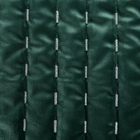 Dekorstudio Zamatový prehoz na posteľ FRIDA1 tmavozelený Rozmer prehozu (šírka x dĺžka): 170x210cm
