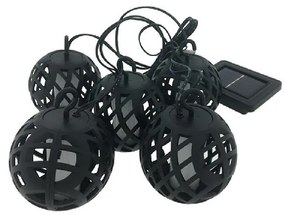 Dekoratívne solárne LED svietidlo girlanda plameň TR 616