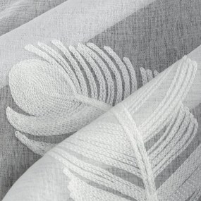 ZÁCLONA NA KRÚŽKOCH LIRENA 140X250 CM VZOROVANÁ