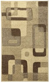 Koberce Breno Kusový koberec PORTLAND 1597/AY3D, hnedá, viacfarebná,80 x 140 cm