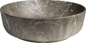 Sapho Sapho, RONDEA keramické umývadlo na dosku priemer 41cm, breccia mramor, AR445BM