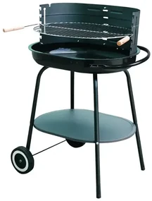 Gril záhradný oválny 55 x 37,5 cm výška 89 cm MG942 na drevené uhlie