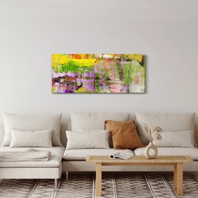 Obraz abstrakcie - maľba (120x50 cm)