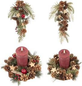 Kreatívna sada DIY CHRISTMAS na výrobu vencov a dekorácií - rôzne varianty