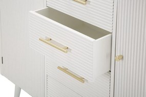Komoda Matera 117 cm biela/hnedá