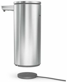 Simplehuman Bezdotykový dávkovač mydla + podložka na hubku, nerez