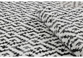 Kusový koberec Fabio čierno krémový 160x220cm