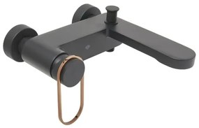 Vaňová batéria SAT Fusion bez sprchového setu 150 mm čierna/bronz SATBSFU222CPCBR, 1 ks