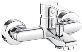 Invena Bralos, nástenná vaňová batéria, chrómová, INV-BW-07-001-A