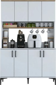 Skriňa Javy Walnut and White