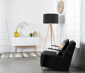 Zuiver Tripod Wood stojace lampy - Čierna