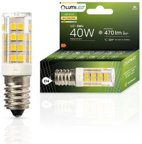 Žiarovka E14 T25 chladnička 2835 51D 5W 470LM CB