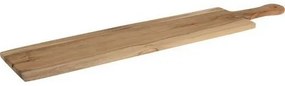 Servírovacia doštička z teakového dreva, 70 x 1,5 x 15 cm