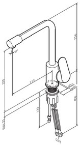 Kuchynská batéria AM.PM X-Joy FXB05000 chróm