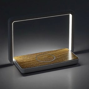Rabalux 76005 stolná LED lampa Buldus, 4 W, biela