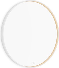 Nimco Biele LED zrkadlo pr. 800 s dvoma dotykovými senzormi - ZPB 31002RVX-05
