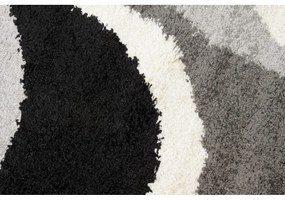 Kusový koberec shaggy Protka šedý 300x400cm