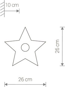 Detské nástenné svietidlo Nowodvorski TOY-STAR 9376