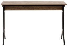 Písací stôl 120 x 48 cm hnedosivé drevo CREEK Beliani
