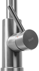 Rea Fresh, drezová batéria s výsuvnou výlevkou, brúsená oceľ, REA-B9146
