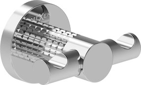Mexen Triv, nástenný dvojitý háčik na uteráky, chrómová, 70A33012-00