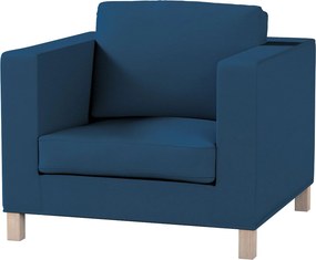 Poťah na kreslo Karlanda, krátky farba produktu tmavomodrá