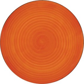 Lamart LT9087 keramický dezertný tanier Happy, pr. 19 cm, oranžová