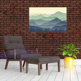 Obraz - Forest Mountain (90x60 cm)