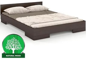 Posteľ drevené buk Skandica Spectrum Nízka 200x200 Palisander