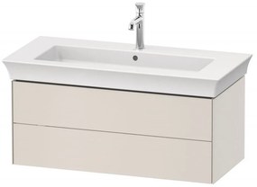 DURAVIT White Tulip závesná skrinka pod umývadlo, 2 zásuvky, 984 x 458 x 410 mm, nordická biela matná, WT434203939