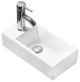 Mexen Inez umývadlo na dosku pravé 45 x 25 cm, biela - 21434500R