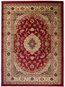 Kusový koberec klasický vzor 8 červený 150x295cm