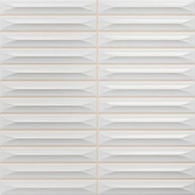 Obklad Vilar Albaro Arrow white 20x20 cm reliéfna ARROW151WH