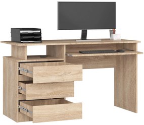 PC stolík Bronte (dub sonoma). Akcia -21%. Vlastná spoľahlivá doprava až k Vám domov. 1128519