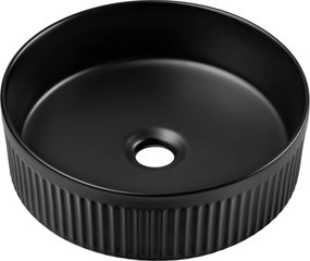 Comad Keramické umývadlo na dosku BEYOND 2 BLACK, čierny mat